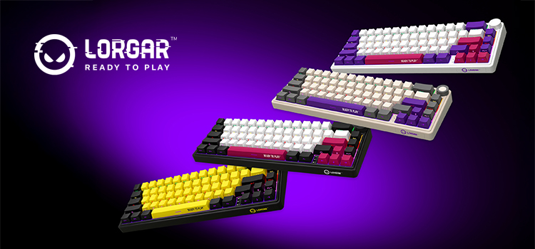 LORGAR takes gaming to the next level with new series of wireless gaming keyboards